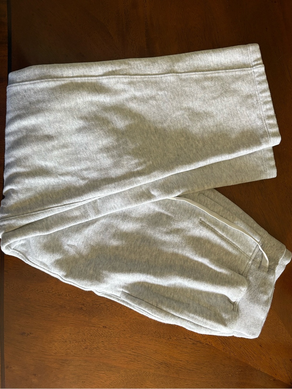 lululemon Gray/white Jogger Sweatpants OPEN TO TRADES